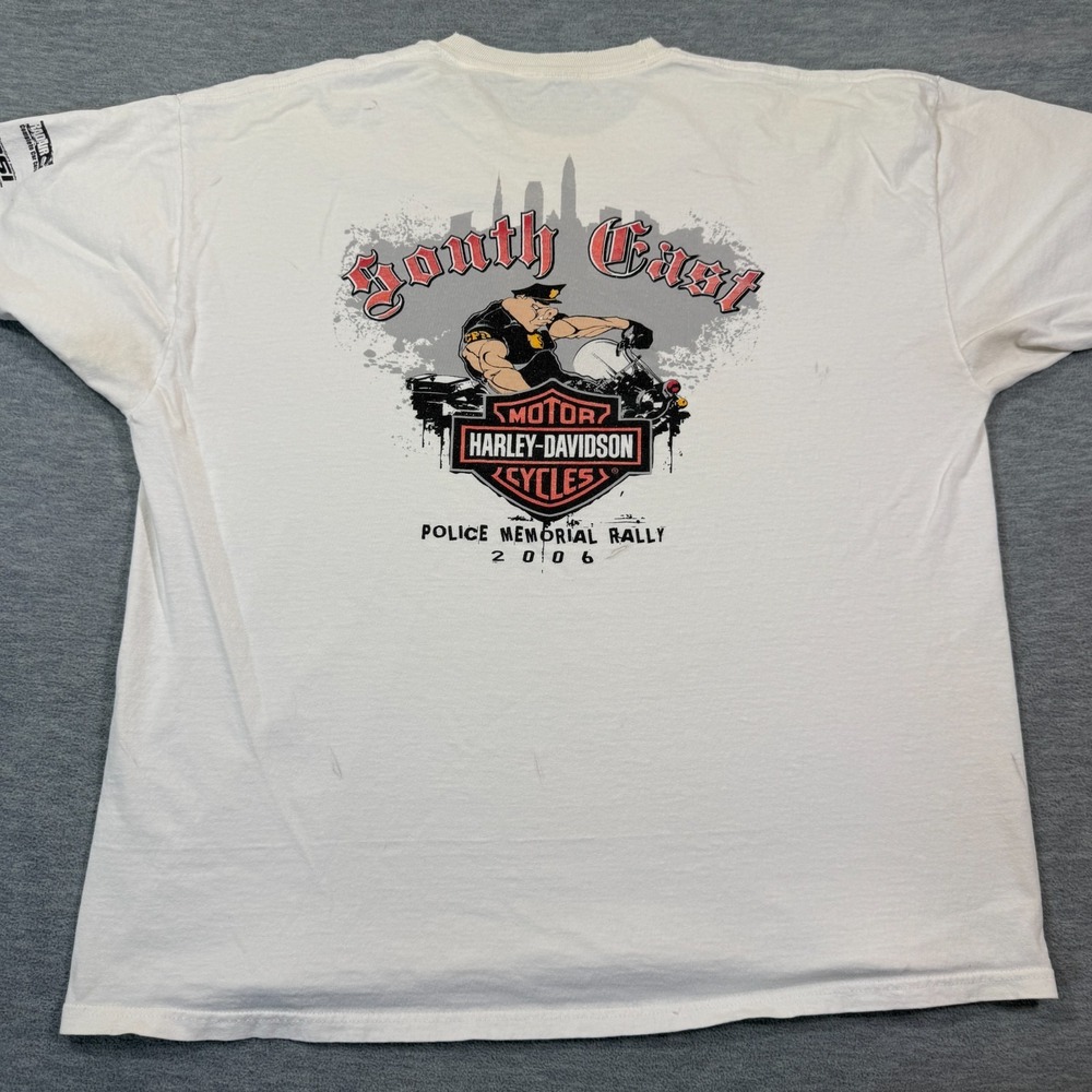 Harley-Davidson‎ T-Shirt Men XXL Graphic South East Police Memorial Rally 2006
